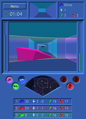 Maze Wars in game screenshot